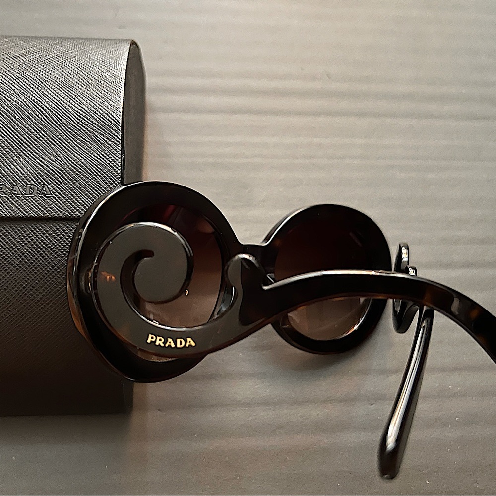 Prada Baroque Round Sunglasses